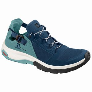 Dámske Turistické Topánky Salomon TECHAMPHIBIAN 4 W Modre,689-69419